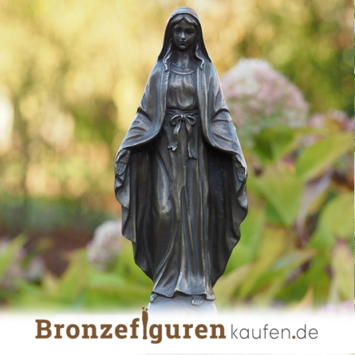 bfk maria figur aus bronze